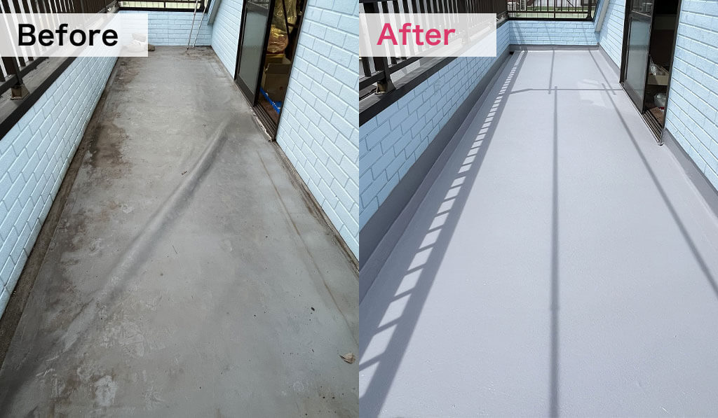 ベランダ防水工事