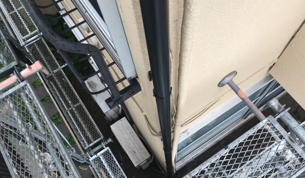 雨どい部分交換工事アフター