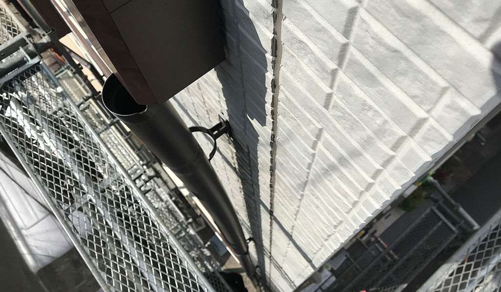 雨どい交換工事ビフォー