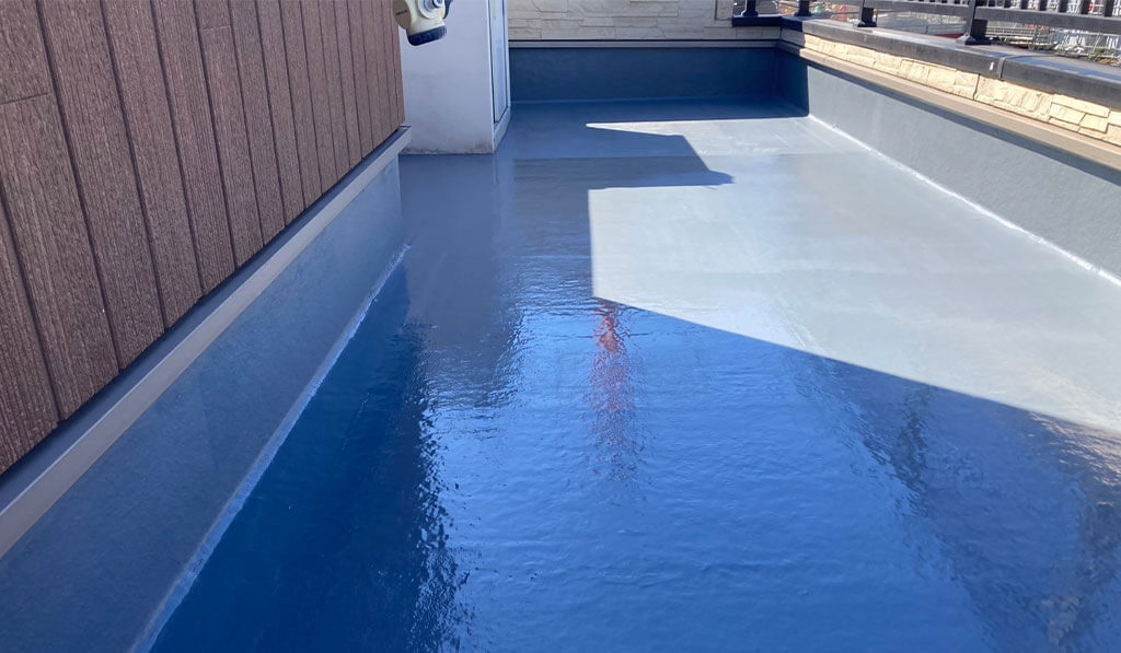 トップコートを塗布