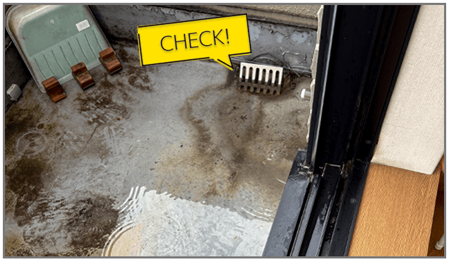 排水口まわりの詰まり