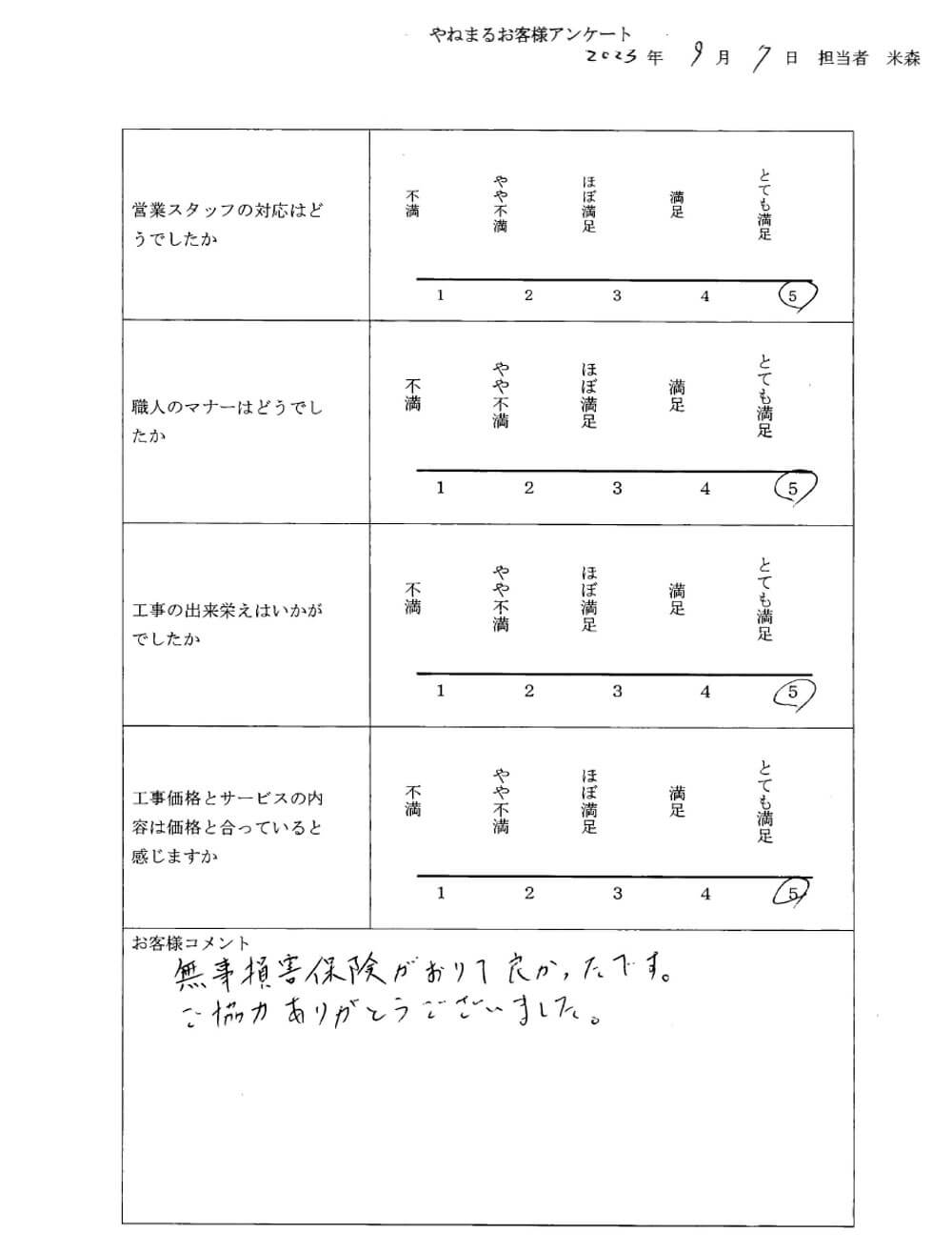 アンケート1