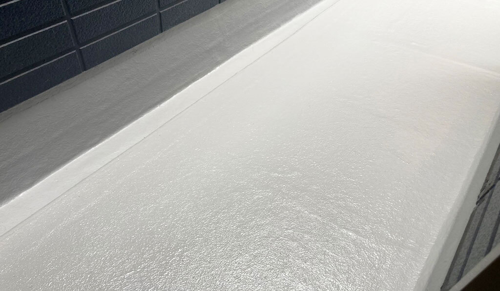 トップコートを塗布･工事完了