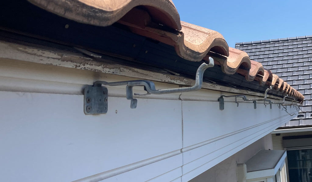 雨どい交換工事ビフォー①