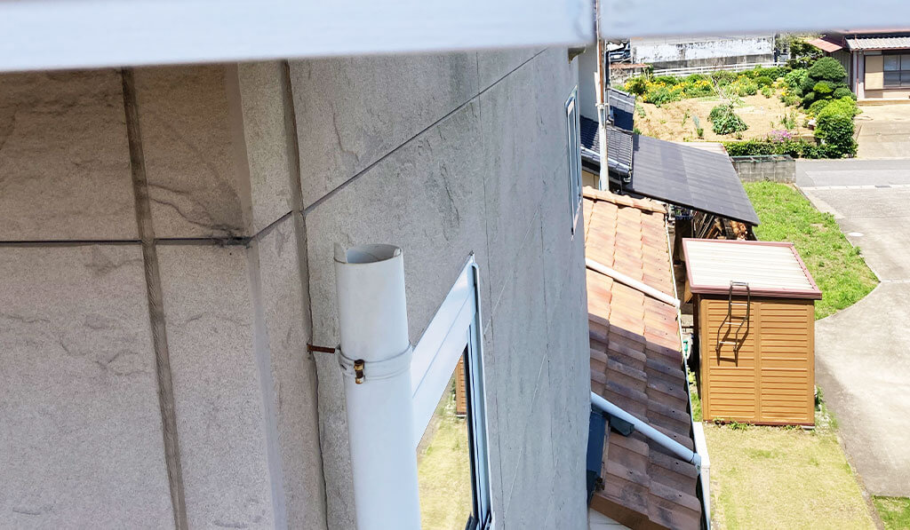 雨どい交換工事ビフォー②