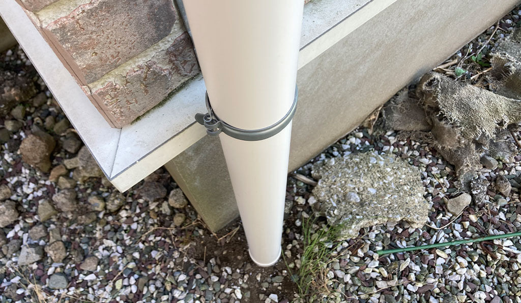 縦どいの交換完了