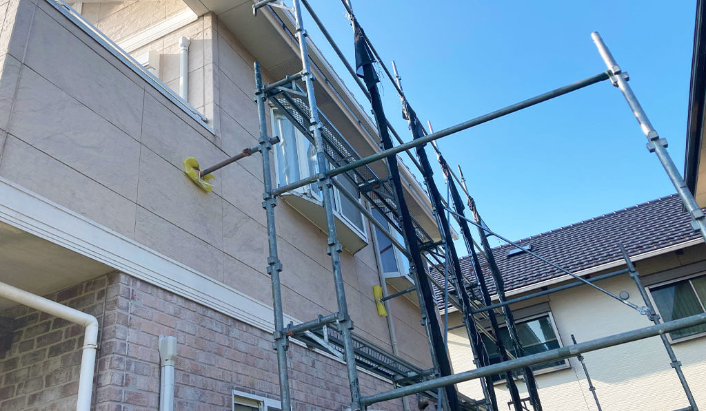 今回使用した足場