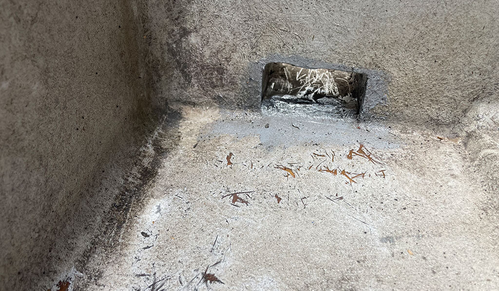 ベランダ防水工事ビフォー①