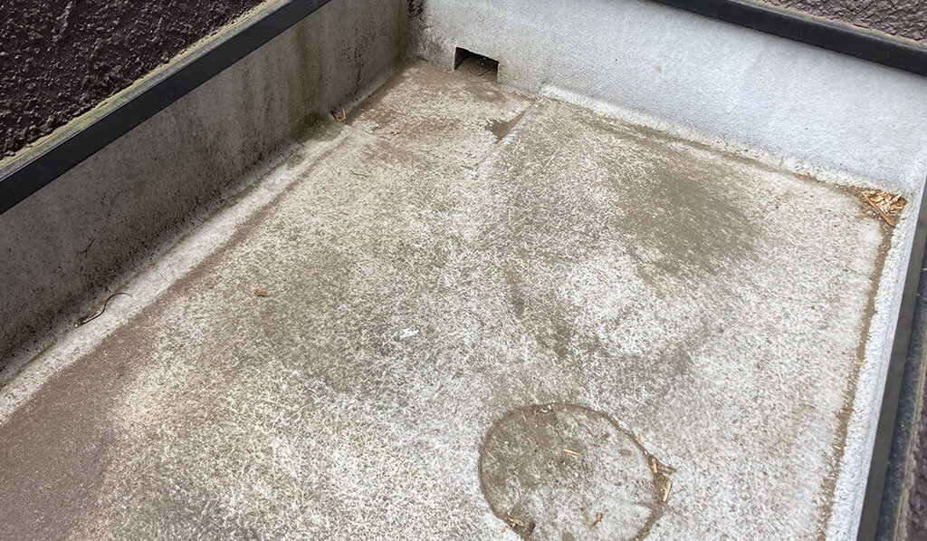 工事前のベランダの状況