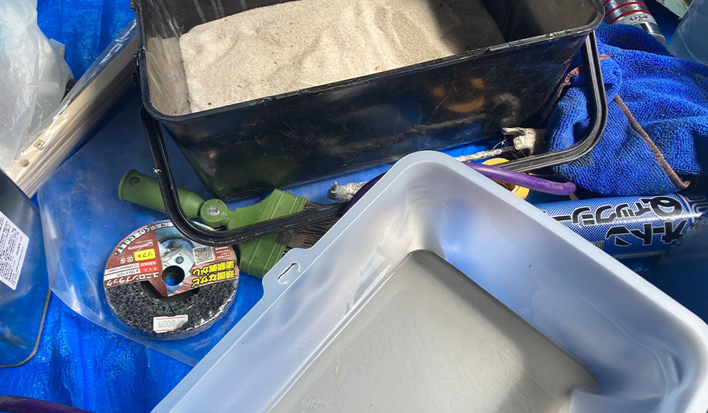 滑り止めを混ぜる