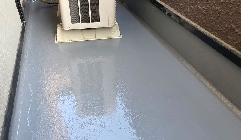 トップコートを塗布･工事完了