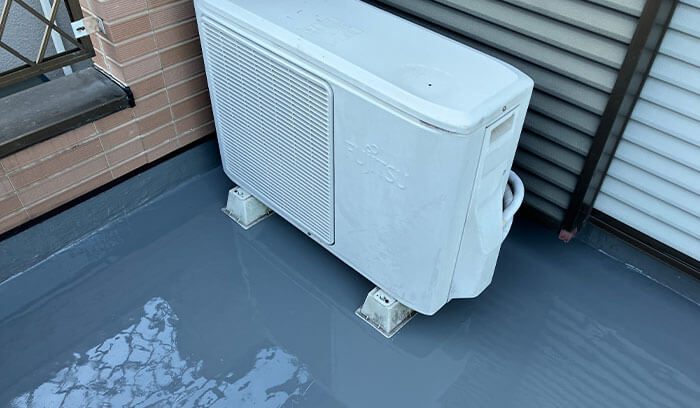 室外機の有無による工期の違い