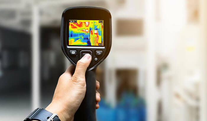 赤外線カメラ調査