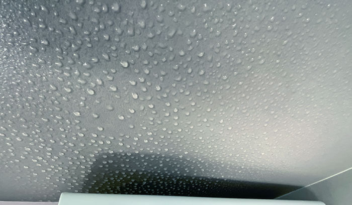 冬に天井が濡れる原因は2つ|結露・雨漏り