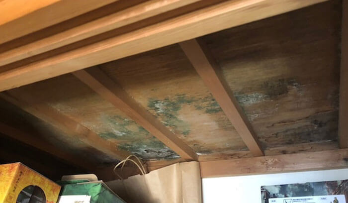 押し入れやクローゼット上部の天井