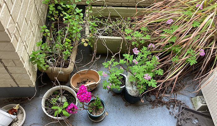 1｜重い家具や植木鉢を長期間置く