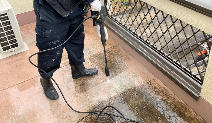 3｜高圧洗浄機で強い水圧を使う