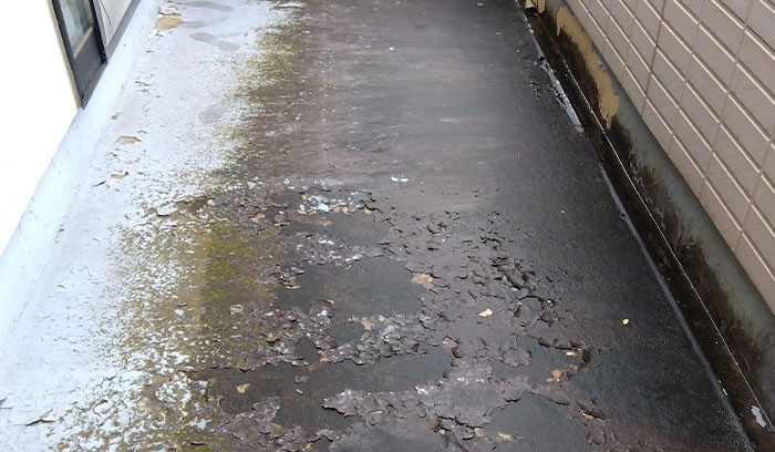 防水層の劣化