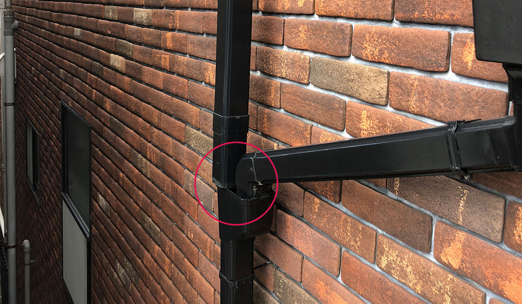 工事前の雨どい②