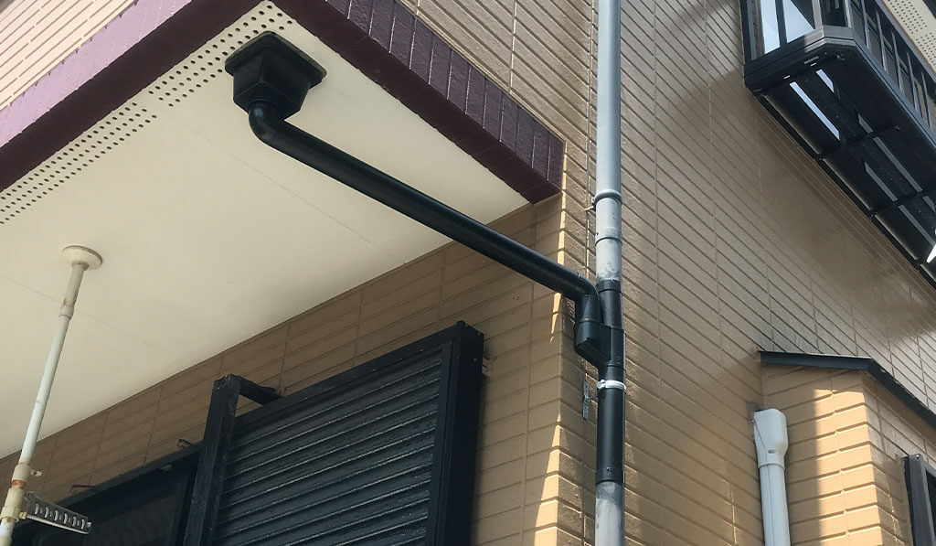 雨どい部分交換工事アフター②