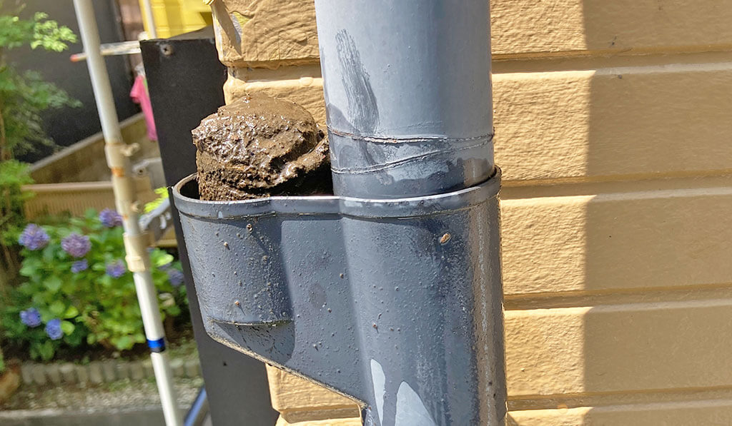 詰まりの原因：寄せマス