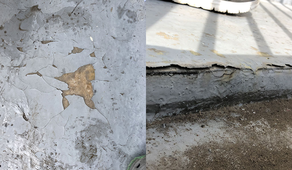 工事前のベランダ