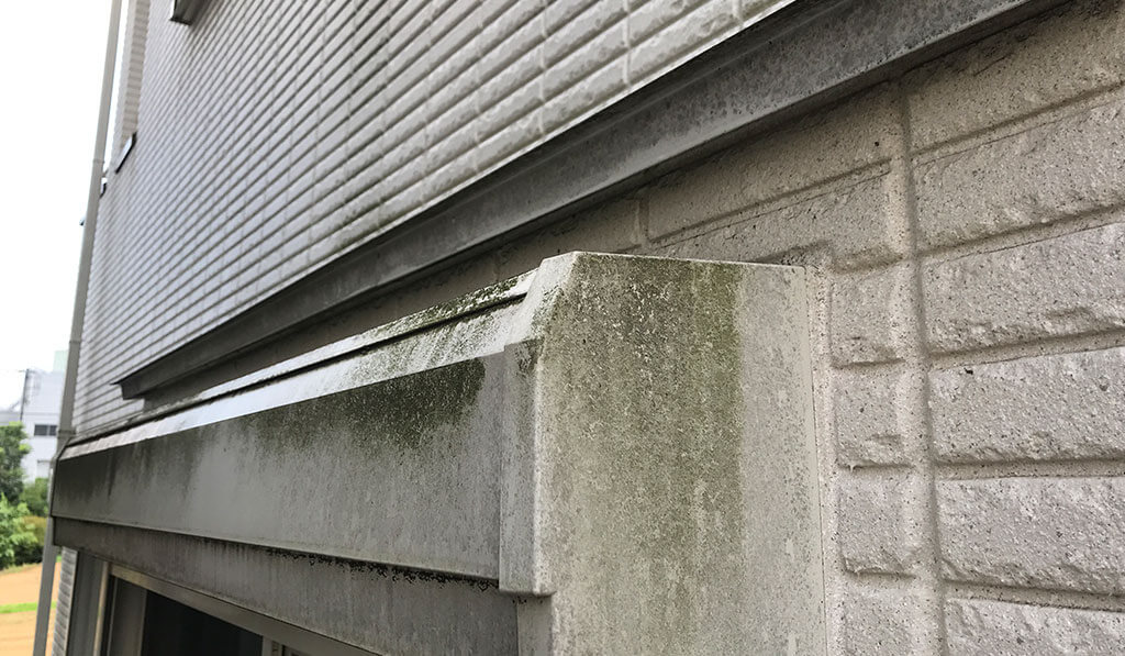 外壁洗浄ビフォー①