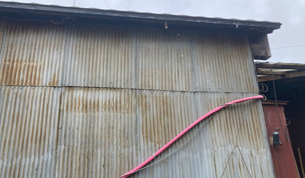 雨どい交換工事ビフォー②