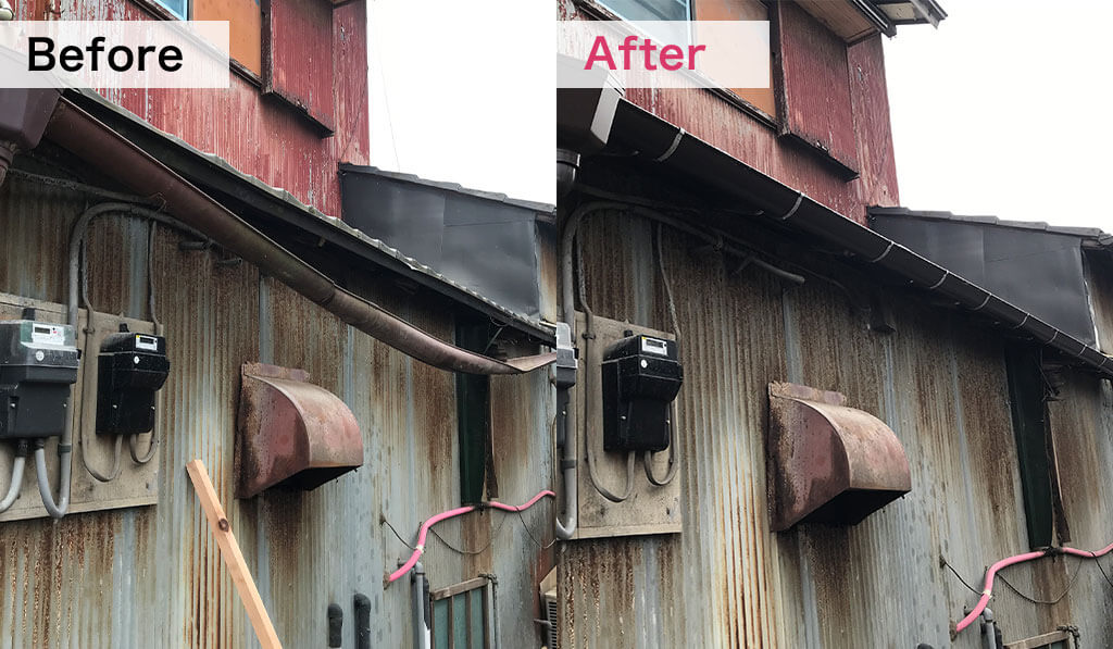雨どい交換工事