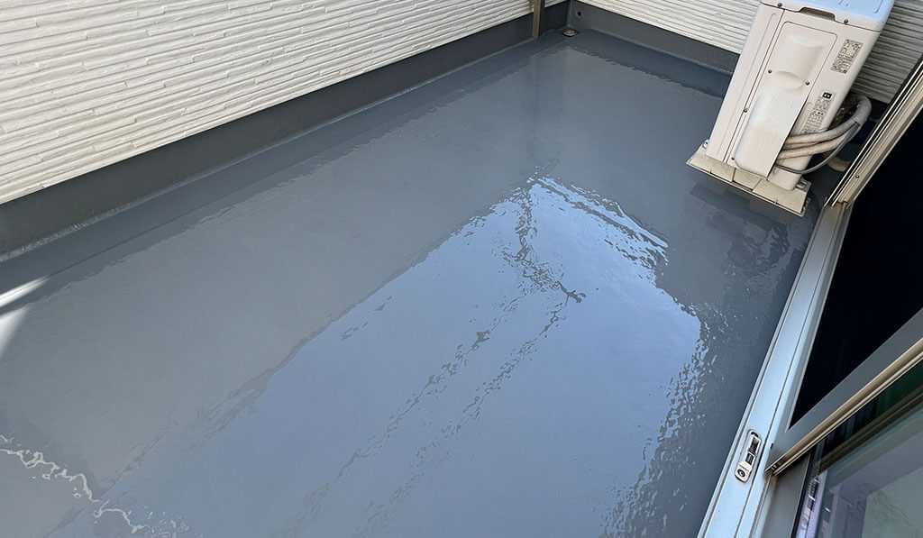 ベランダ防水工事アフター