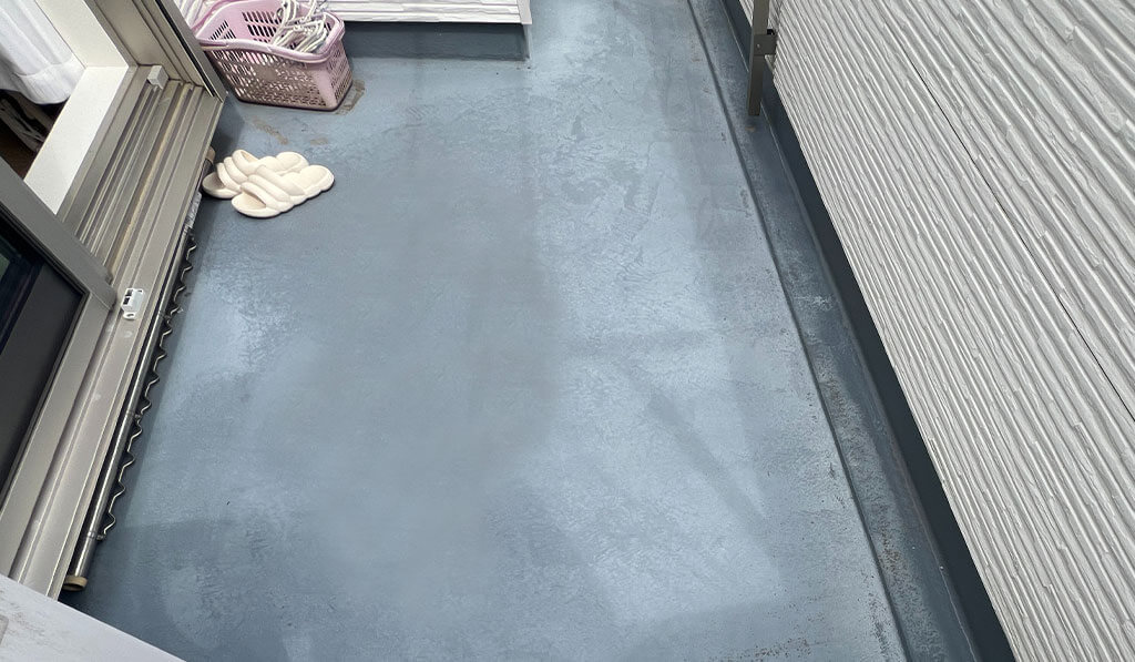 ベランダ防水工事ビフォー