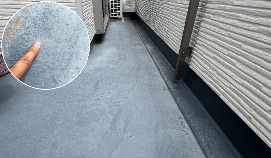 工事前のベランダ