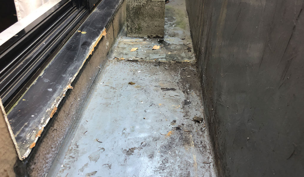 工事前のベランダ