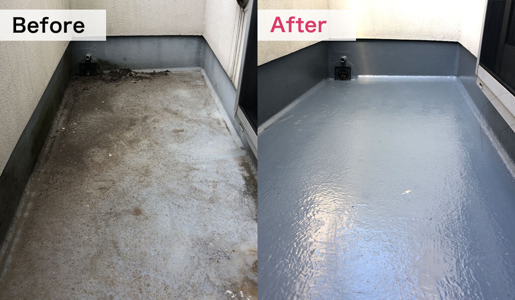 ベランダ防水工事