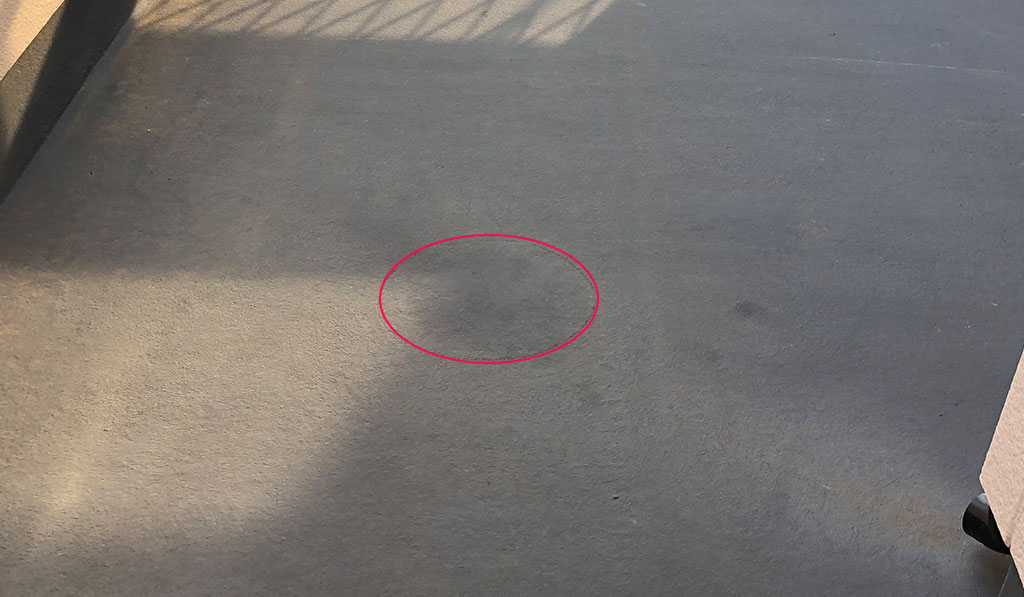 ベランダ防水工事ビフォー②