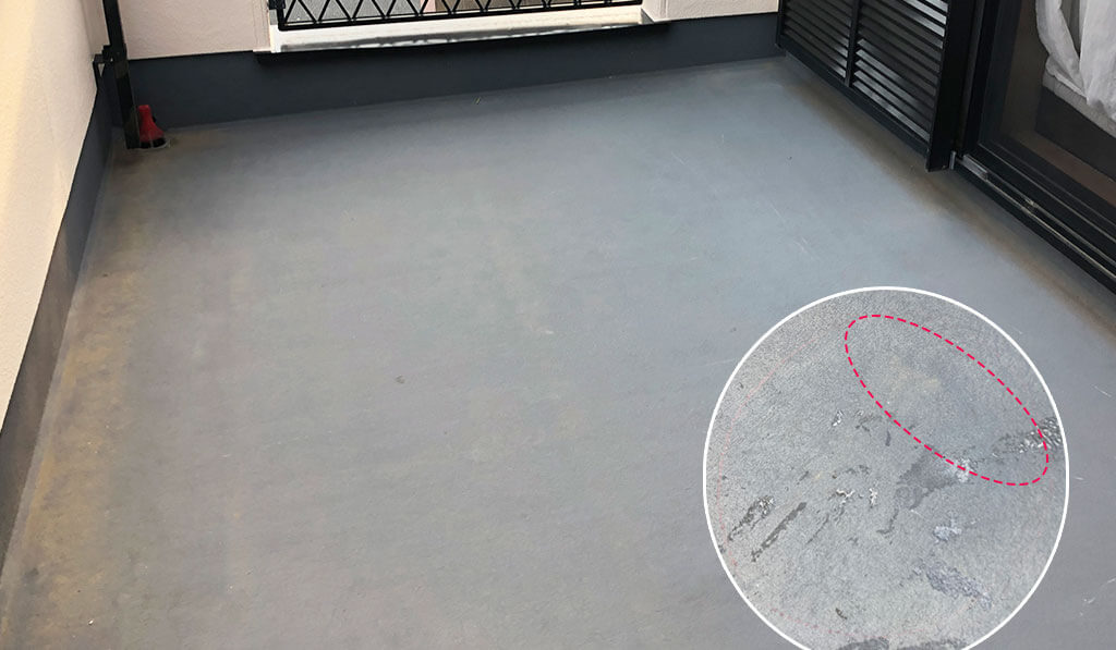 工事前のベランダ