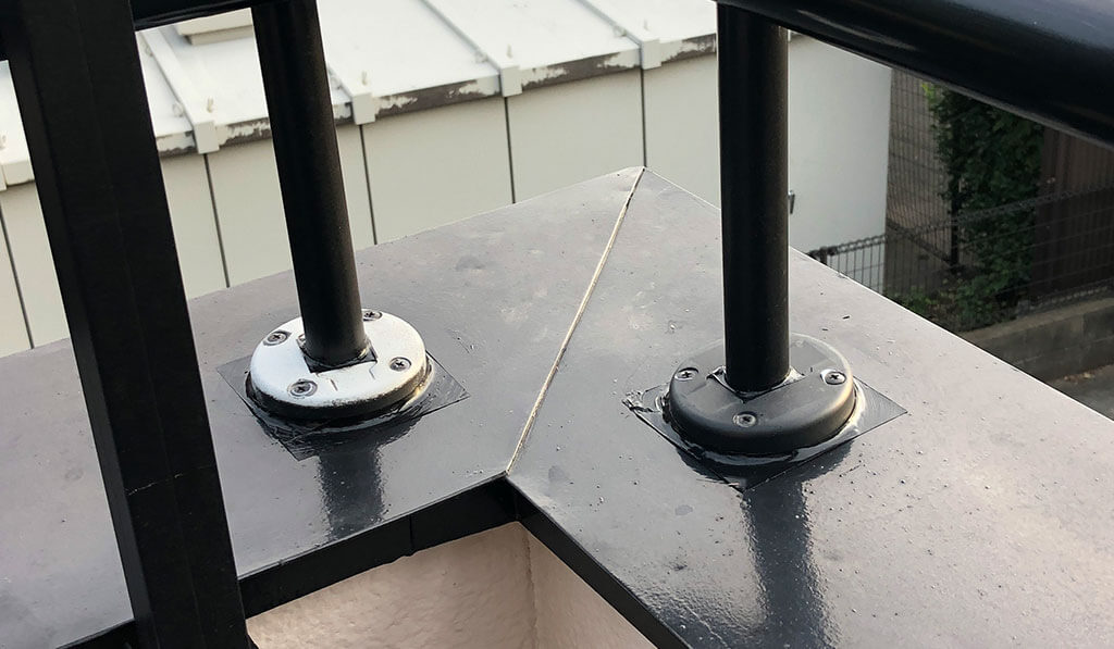 笠木コーキング工事アフター