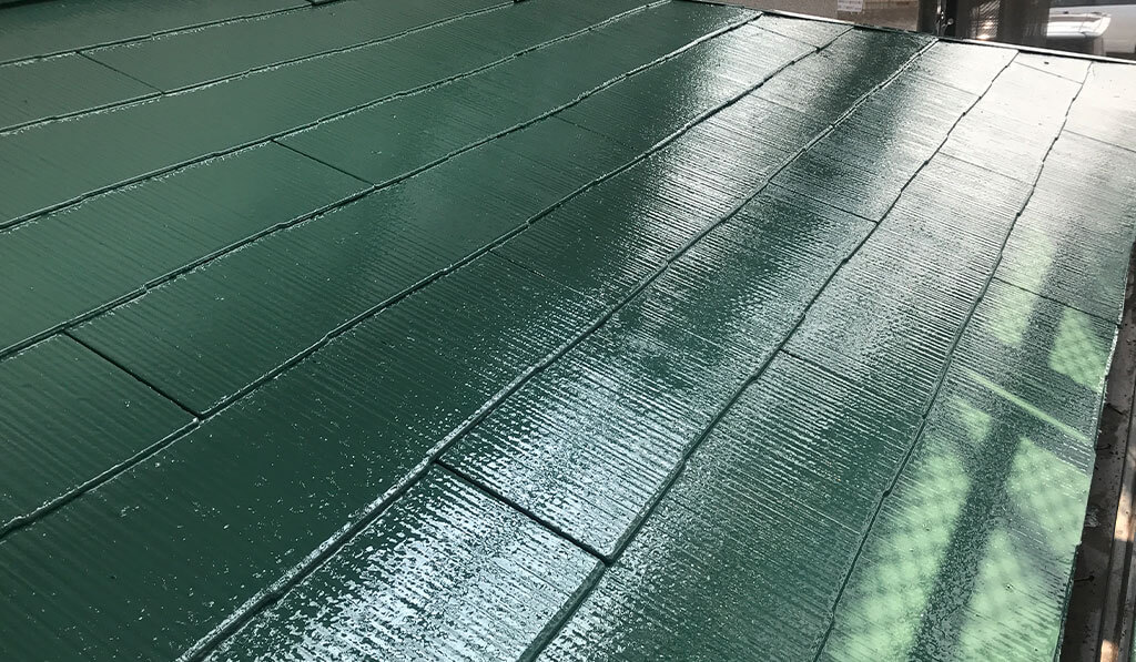 下屋根塗装アフター