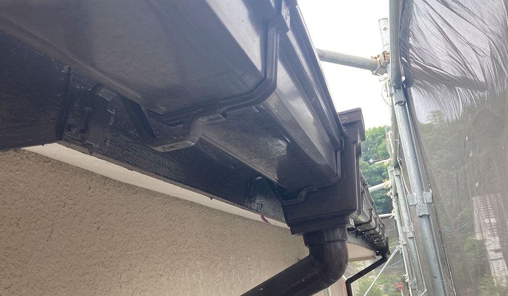 雨どい全交換工事ビフォー