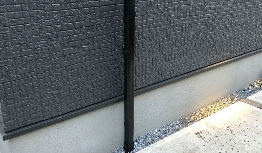 工事後の雨どい