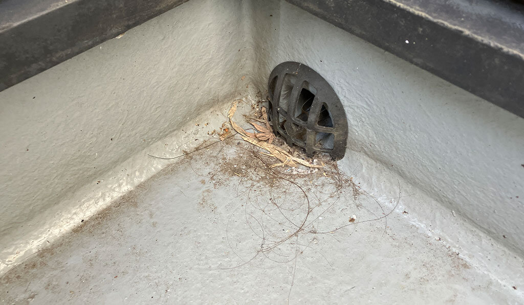 ベランダ防水工事ビフォー②