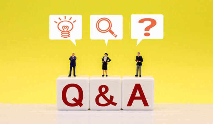 よくある質問のイラスト(Q&A)
