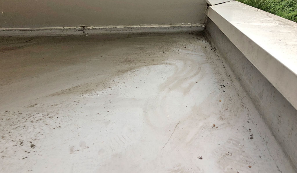 ベランダ防水工事のビフォー写真②